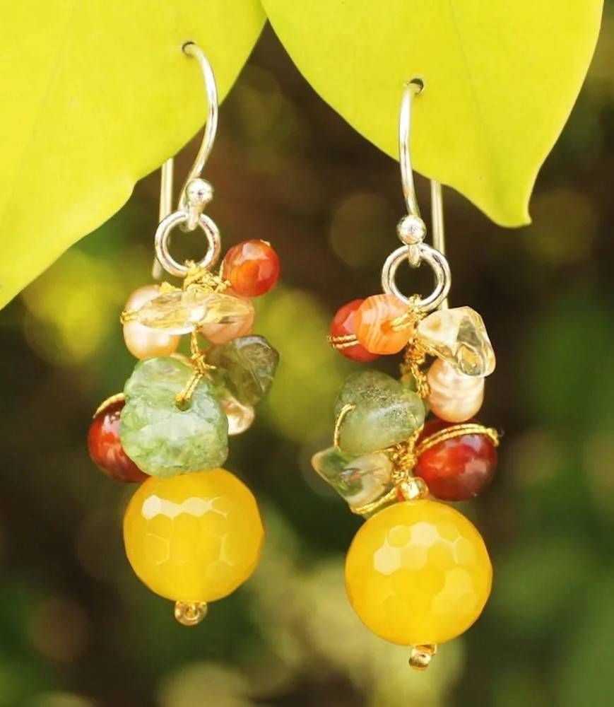 Cluster Earrings