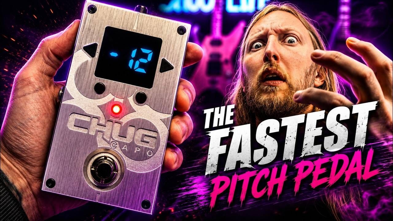 Solar Guitars Releases CHUG Capo Pitch Pedal - Premier Guitar