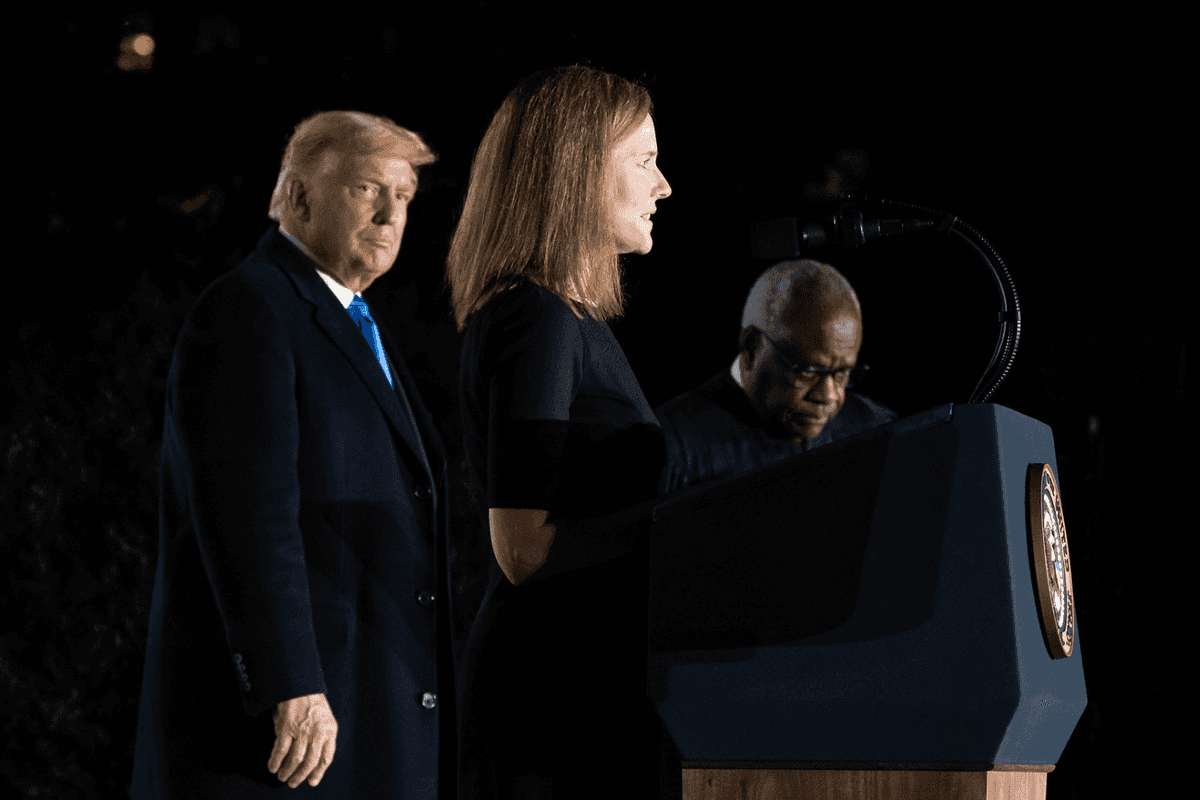 Enraged By Supreme Court Mail Ballot Decision, Trump Blames Amy Coney Barrett