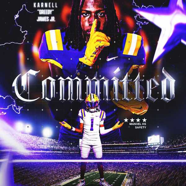 BREAKING: 2027 Manvel Four-Star S Karnell 'Greedy' James Jr. Flips his commitment from Texas to LSU