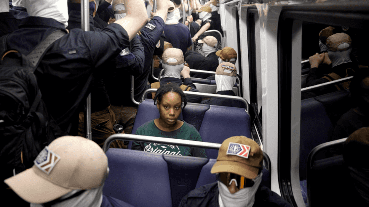 American Tragedy: Patriot Front Neo-Nazis Surround Black Girl On D.C. Metro