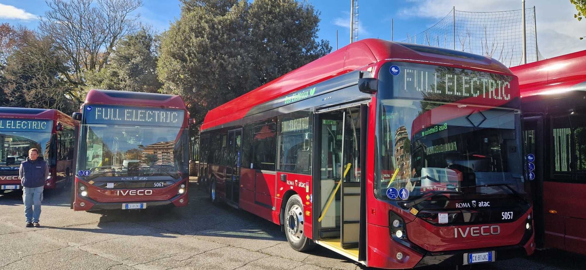A Roma i bus elettrici si scaricano col caldo