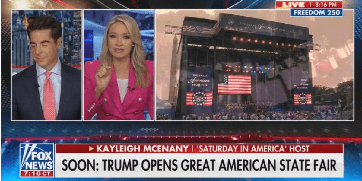Dismal Turnout For 'Massive' Trump Rally Dims Fox's 'Freedom 250' Propaganda Push