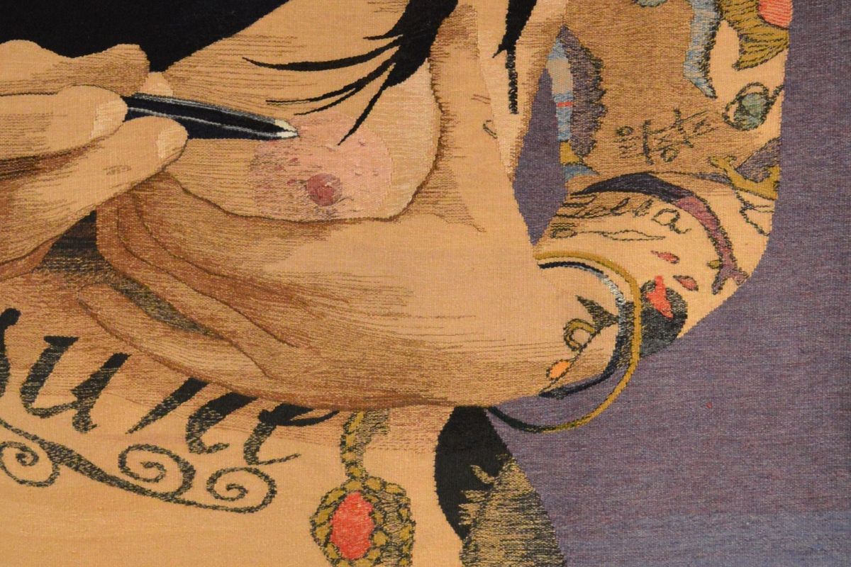 Sex, Drugs, and Tweezers: Artist Erin M. Riley Tackles Feminism and Sex Through Tapestry