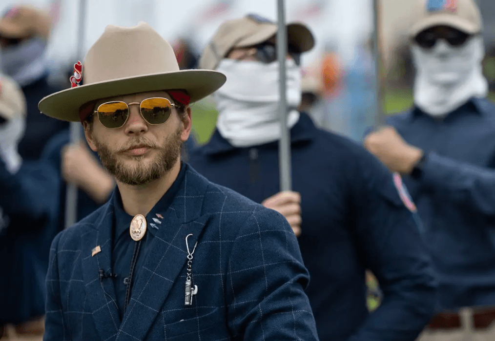 While Fascist Goons Hide Behind Masks, Republicans Pretend They Don't Exist