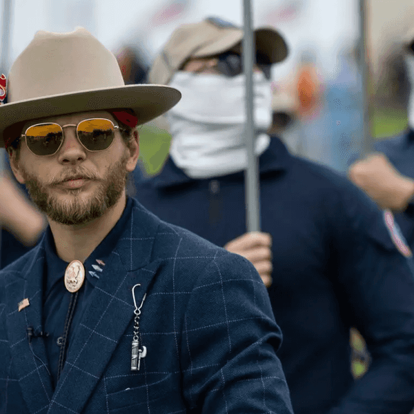 While Fascist Goons Hide Behind Masks, Republicans Pretend They Don't Exist