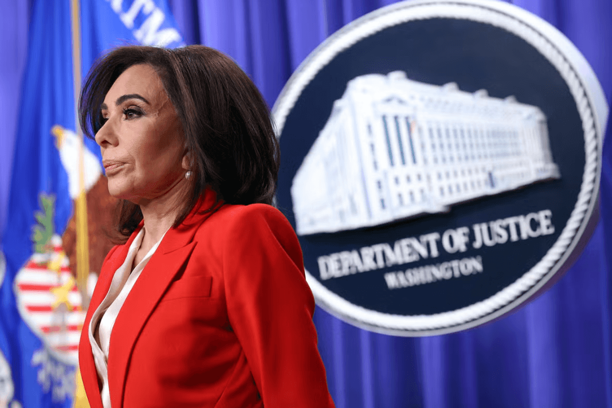 Comical Feud Erupts Between Pirro And Burgum Over Reflecting Pool Fiasco