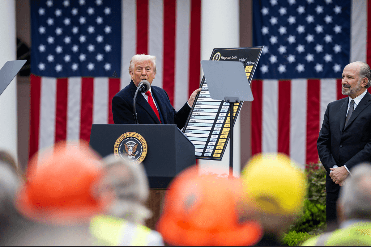 Trump liberation day with Lutnick