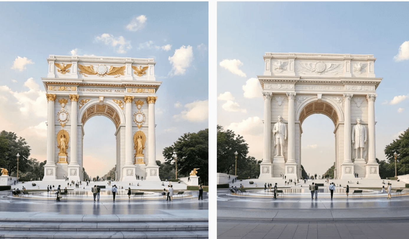 If Trump's 'Triumphal Arch' Goes Up, The Wrecking Cranes Will Be Ready