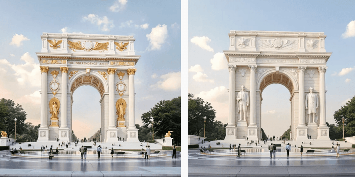 If Trump's 'Triumphal Arch' Goes Up, The Wrecking Cranes Will Be Ready
