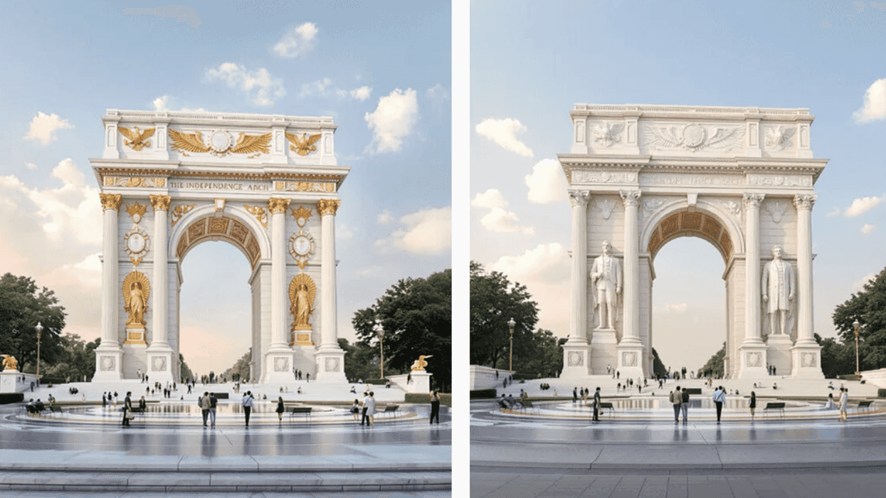 If Trump's 'Triumphal Arch' Goes Up, The Wrecking Cranes Will Be Ready