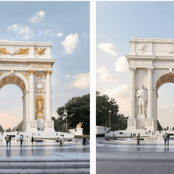 If Trump's 'Triumphal Arch' Goes Up, The Wrecking Cranes Will Be Ready