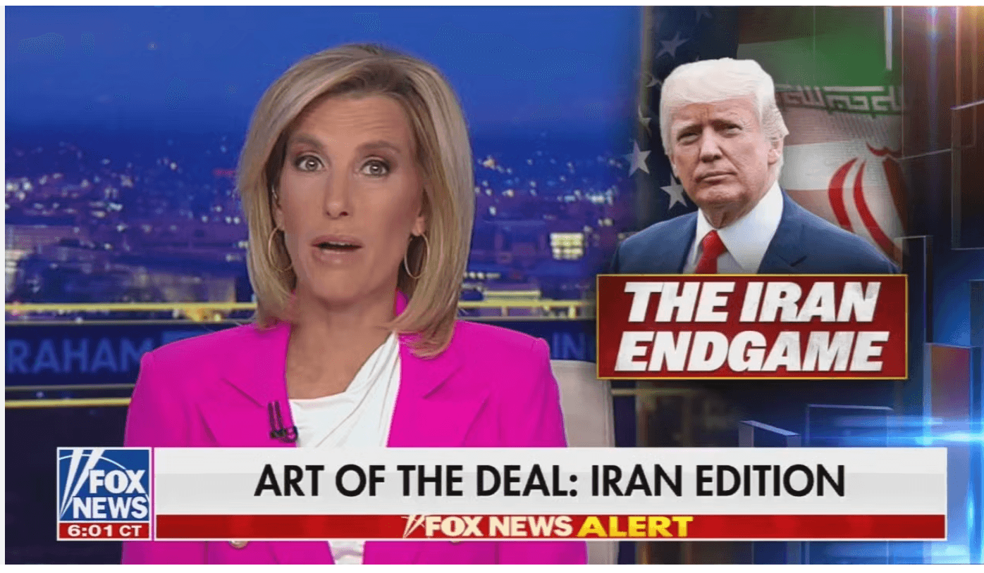 Fox Host Ingraham Beseeches Trump To End War Before Midterm Ruin