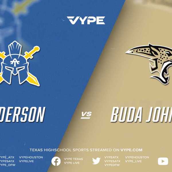 7:30PM - Football: Anderson vs. Buda Johnson