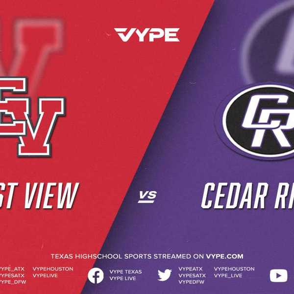 7PM - Football: East View vs. Cedar Ridge