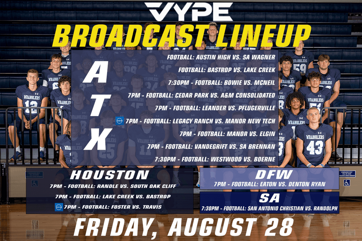 VYPE Live Lineup - Friday 8/28/26