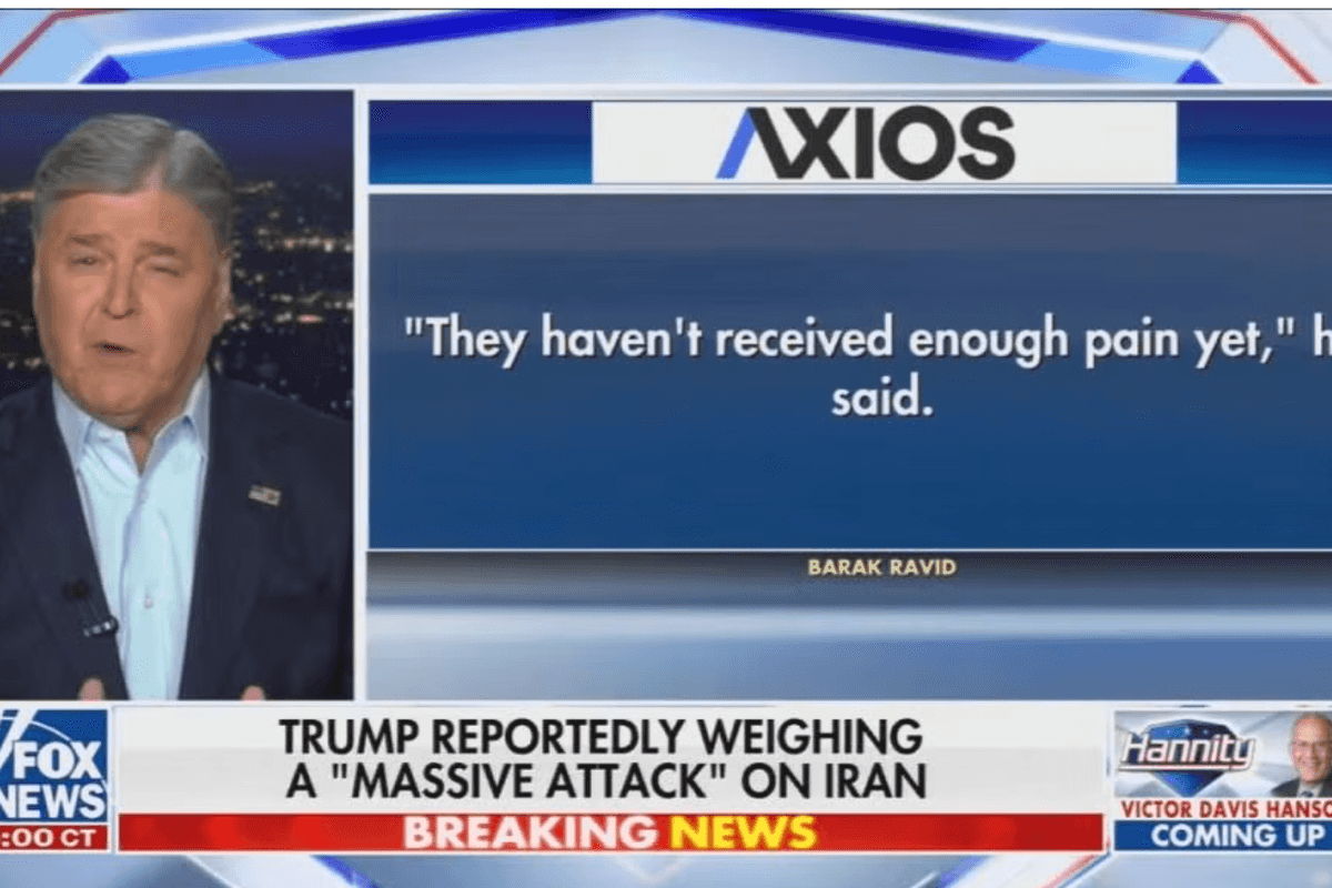 Hannity Goes Quiet On Iran War As Trump's 'Massive Attack' Evaporates