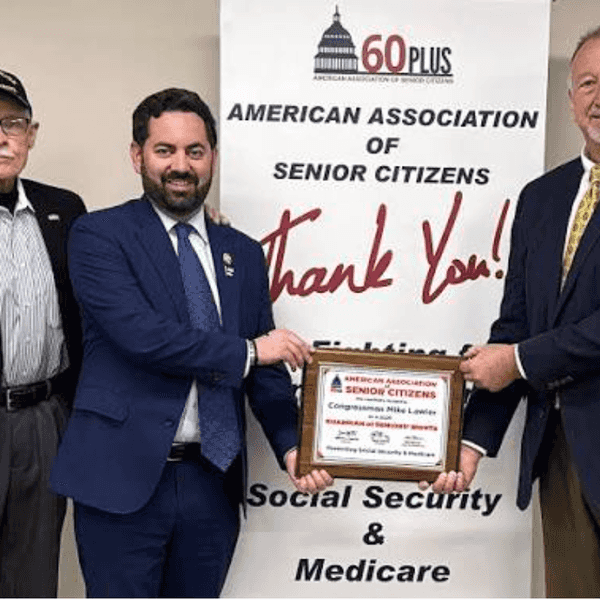 MIke Lawler and Saul Anuzis 60 Plus Association
