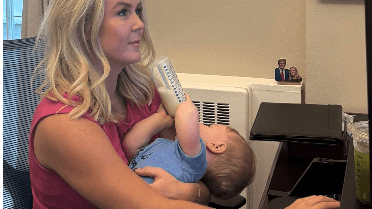 Karoline Leavitt and baby