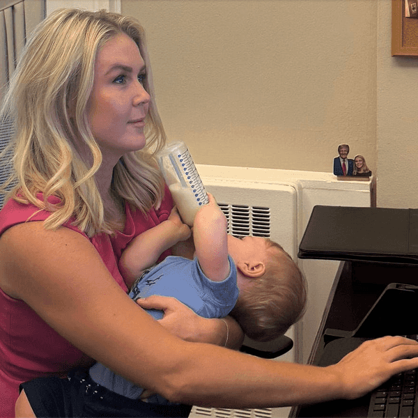 Karoline Leavitt and baby