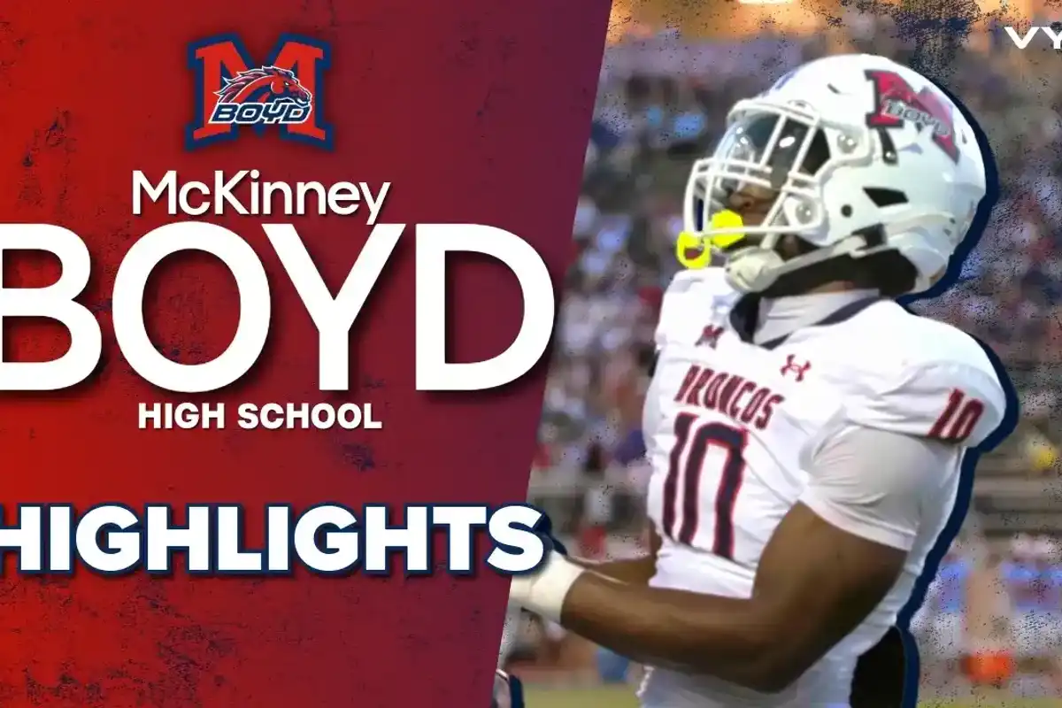 VYPE HIGHLIGHTS | McKinney Boyd Broncos vs JJ Pearce Mustangs Football