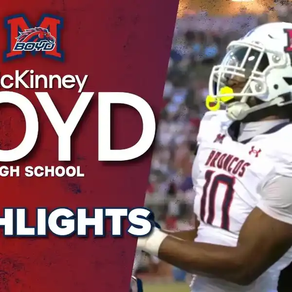 VYPE HIGHLIGHTS | McKinney Boyd Broncos vs JJ Pearce Mustangs Football