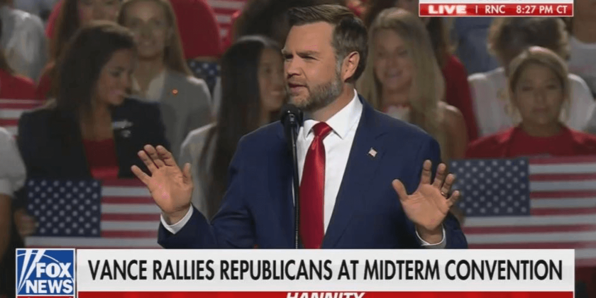 At GOP Midterm Fest, JD Vance Echoed Tucker Carlson's Anti-Immigrant Slurs