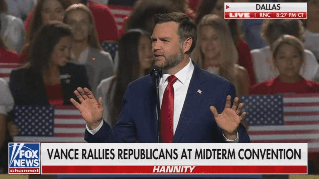 At GOP Midterm Fest, JD Vance Echoed Tucker Carlson’s Anti-Immigrant Slurs