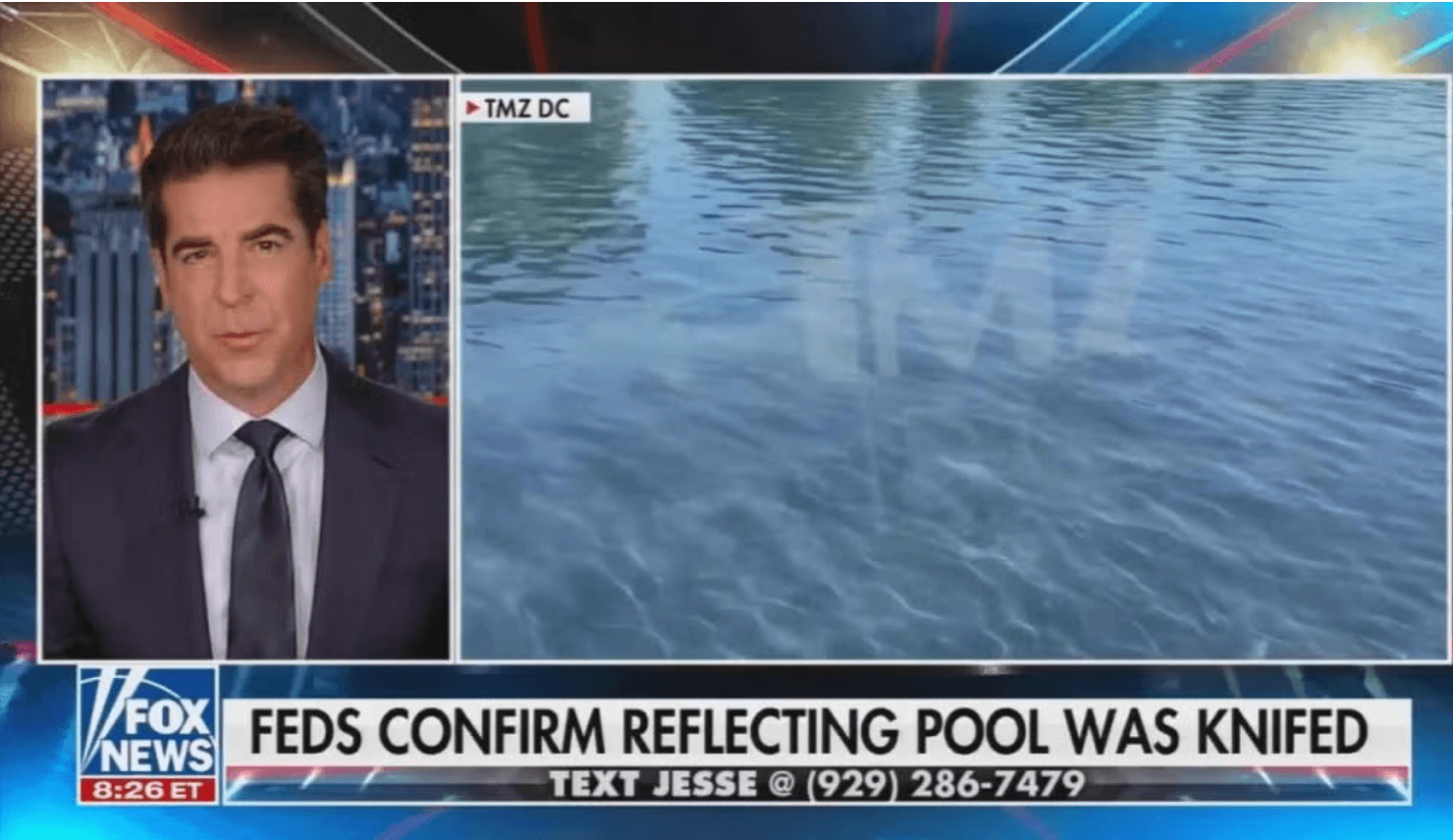 Watters Pushed Reflecting Pool “Vandals” Story, But Now Conceals Humiliating Truth