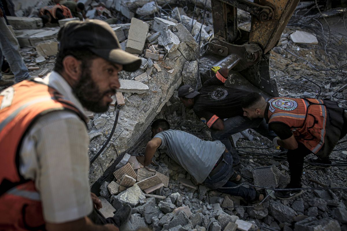 Children Among at Least 21 Killed as Gaza Building Damaged by Israel's ...