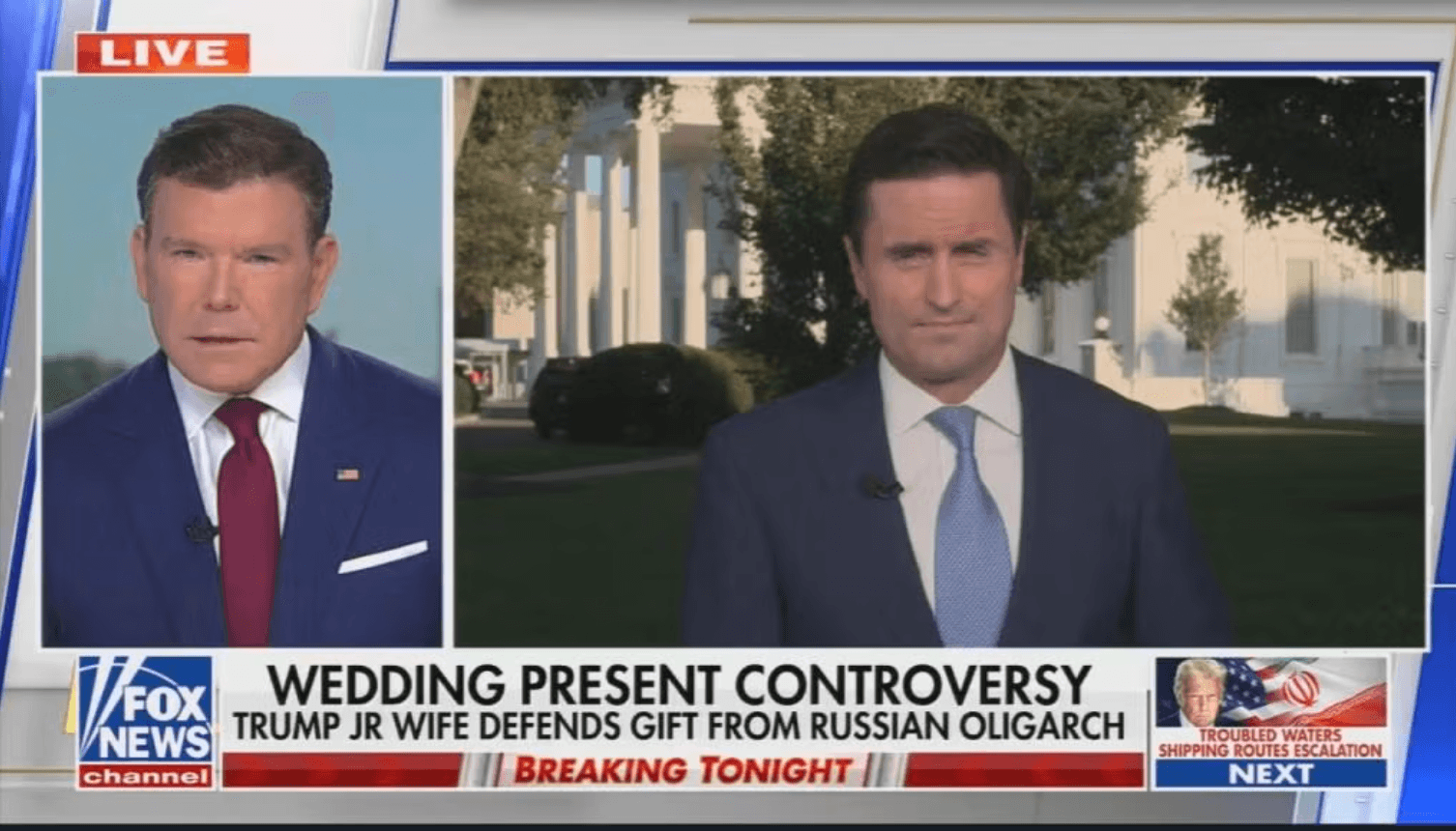 Fox News Covers Russian Oligarch Bankrolling Trump Jr Wedding -- For One Minute