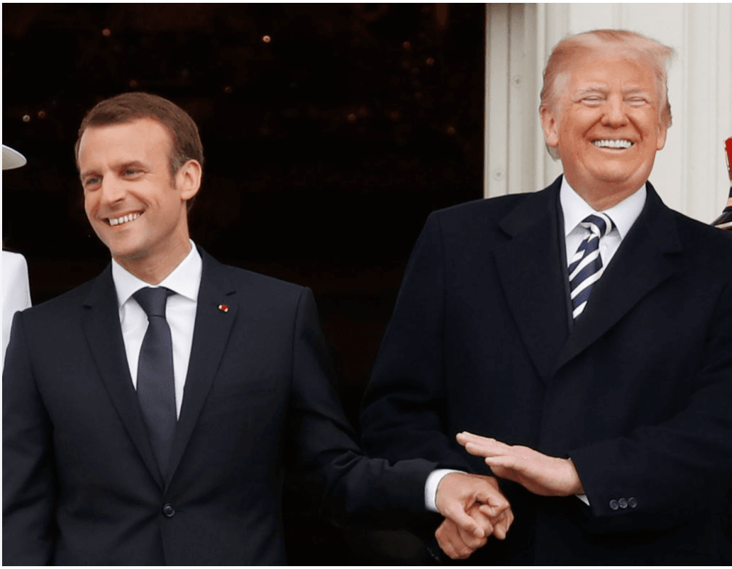 Macron and Trump