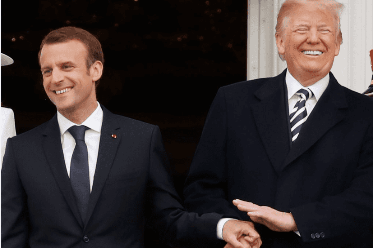Macron and Trump