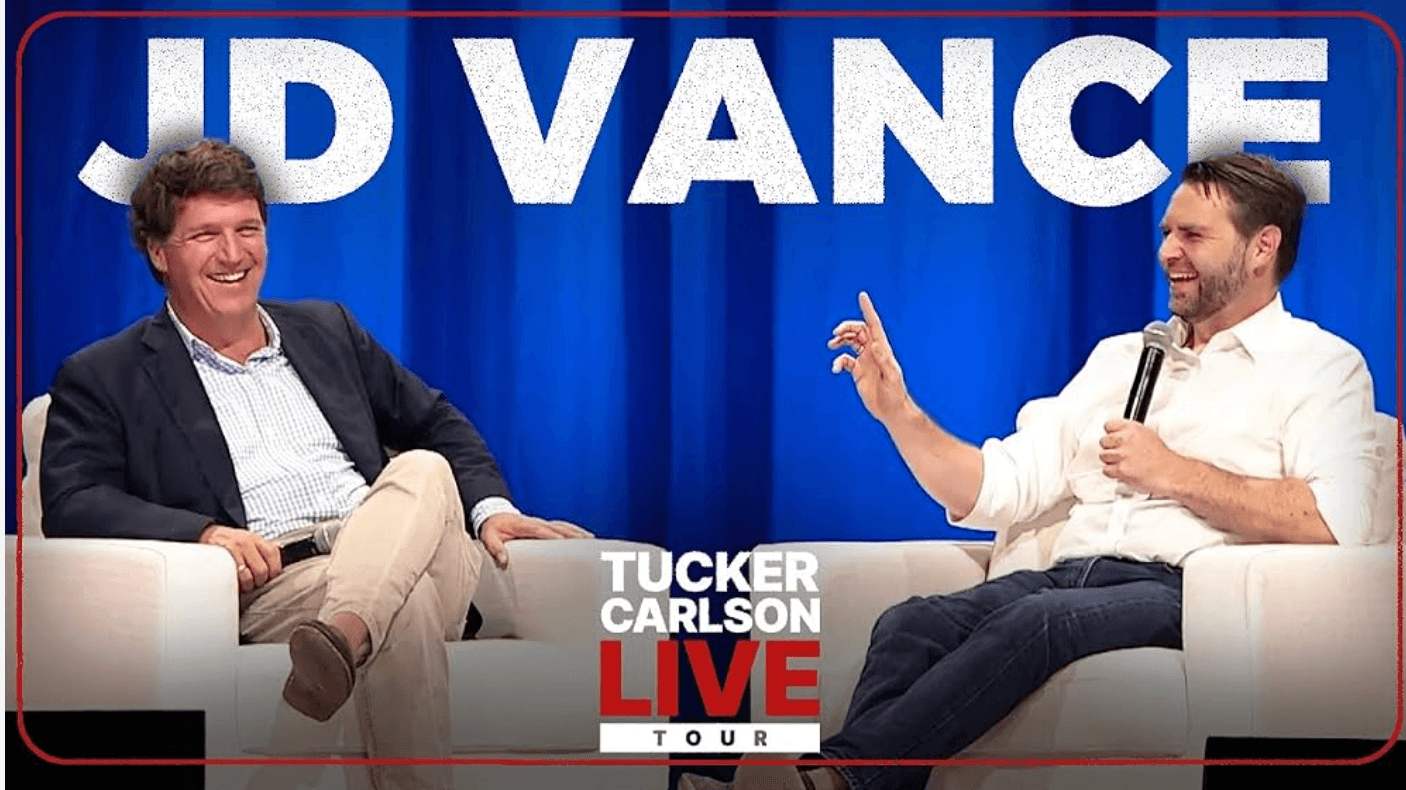 JD Vance Refuses To Condemn Antisemitism Voiced By Crony  Tucker Carlson