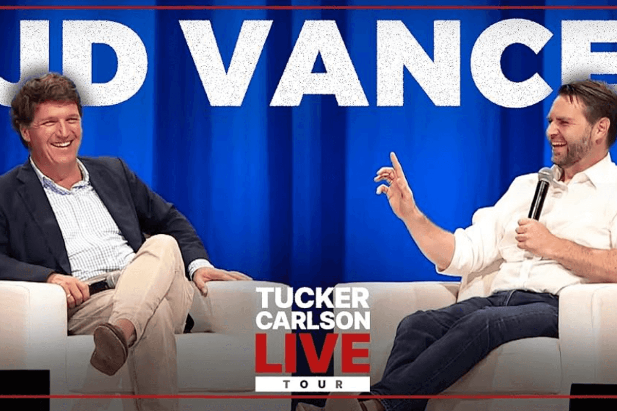 JD Vance Refuses To Condemn Antisemitism Voiced By Crony Tucker Carlson