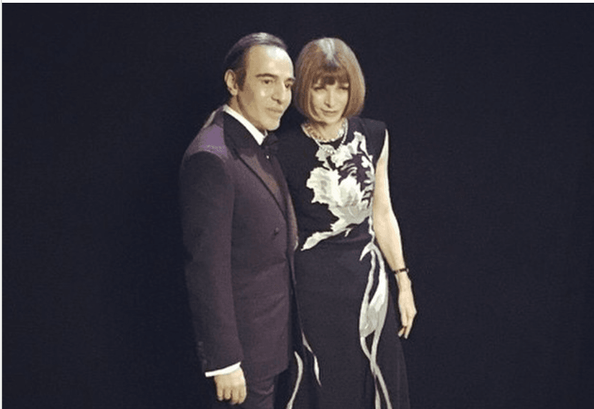 John Galliano and Anna Wintour