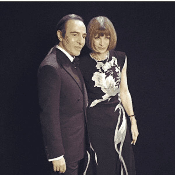 John Galliano and Anna Wintour