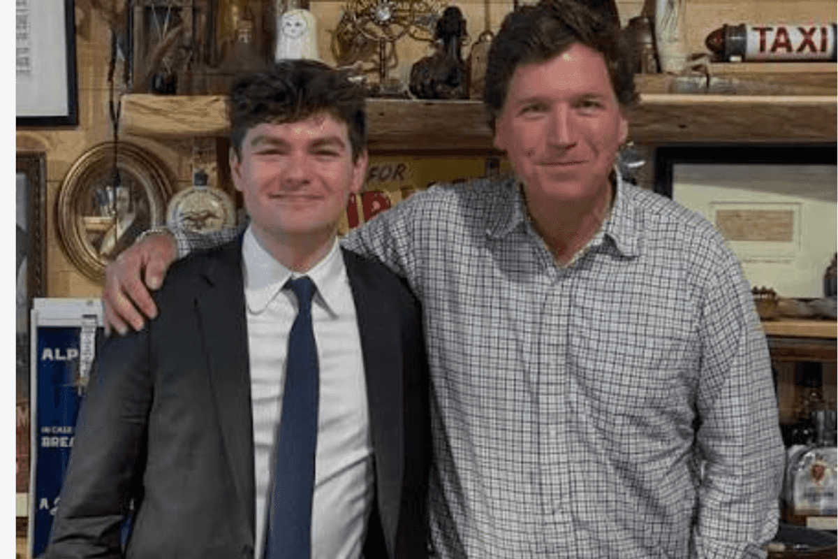 JD Vance's Wildly Disingenous Defense Of His Alliance With Antisemitic Carlson