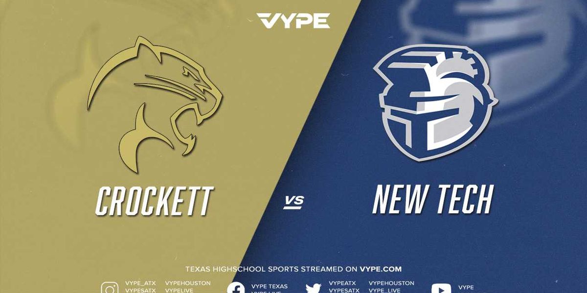 7:30PM - Football: Crockett vs. New Tech