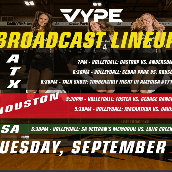 VYPE Live Lineup - Tuesday 9/8/26