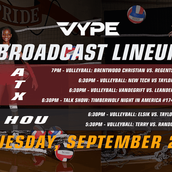 VYPE Live Lineup - Tuesday 9/29/26