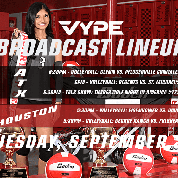 VYPE Live Lineup - Tuesday 9/22/26