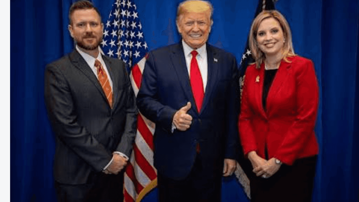 Ashley Hinson and Trump