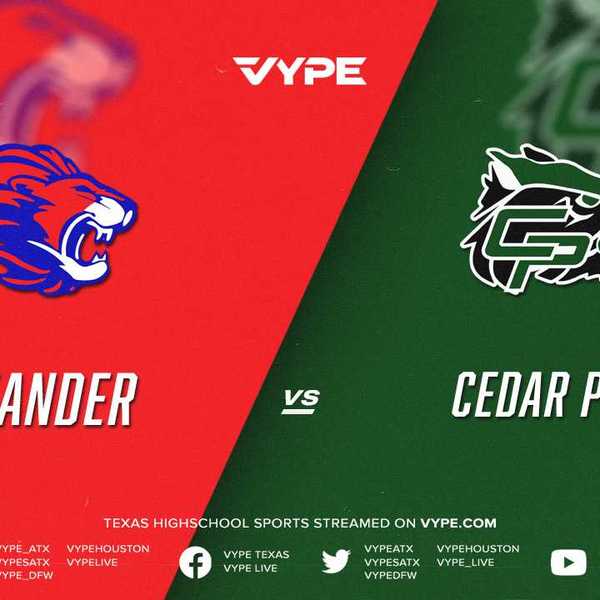 7PM - Football: Leander vs. Cedar Park