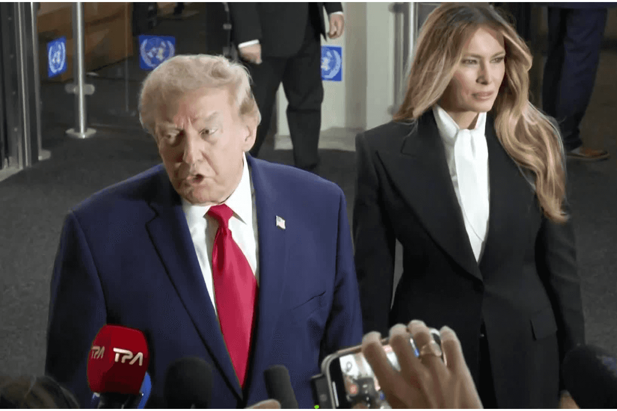 Donald and Melania at UN