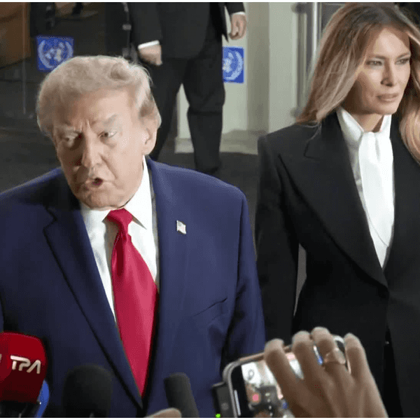 Donald and Melania at UN