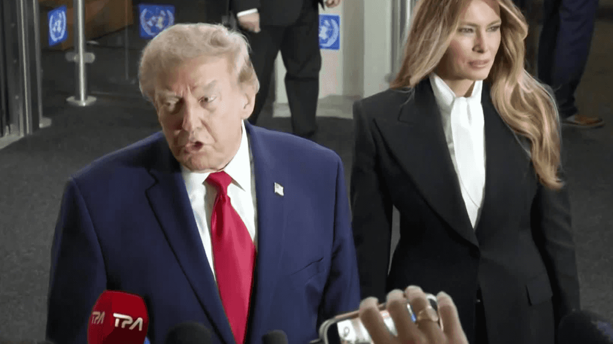 Donald and Melania at UN
