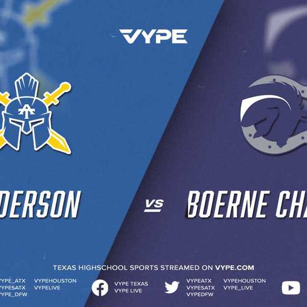7:30PM - Football: Anderson vs. Boerne Champion