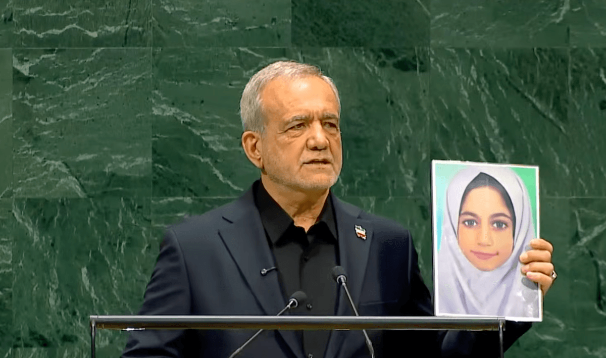 In Defiant UN Speech, Iranian President Says US and Israel Are the Real ...