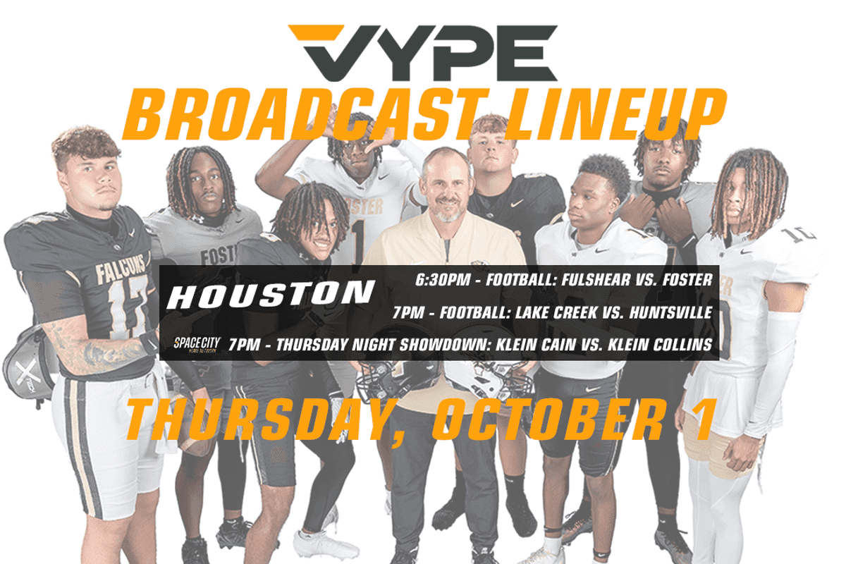 VYPE Live Lineup - Thursday 10/1/26